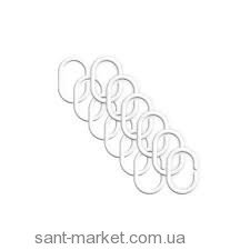 BISK кільце для шторки у ванній 12 штук 91202