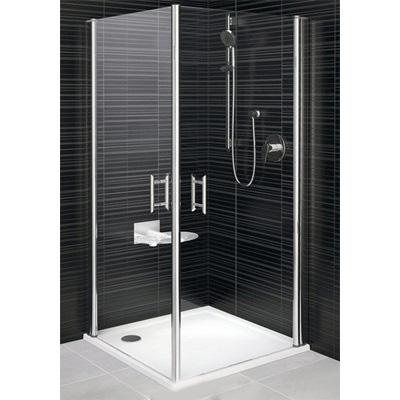 Ravak Душ. куточок ESKR 2-100 L + R квадратна (дві половини) хром 1JEA0A00Z1