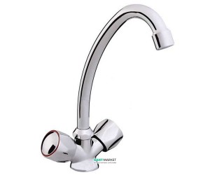 Смеситель для кухни Rubineta C-8 GLOBO Rubin Ceramic двухвентильный ретростиль C8J002