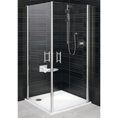 Ravak Душ. уголок ESKR 2-100 L+R  квадратная (две половины)  хром 1JEA0A00Z1