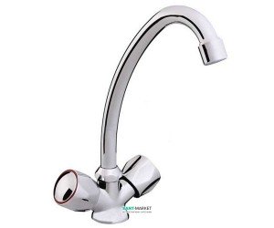 Змішувач для кухні Rubineta C-8 GLOBO Rubin Ceramic двухвентильний ретростиль C8J002