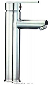 Смеситель для раковины однорычажный высокий Rubineta коллекция Ultra хром UD0008
