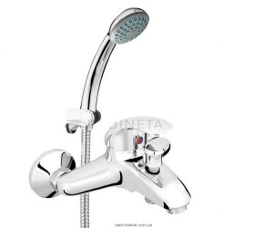Смеситель однорычажный для ванны с душем Rocersa коллекция Turbo хром T10004