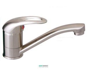 Смеситель для раковины однорычажный Rubineta коллекция Prince сатин P90053