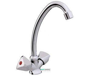 Змішувач для кухні Rubineta C-8 Lucia Rubin Ceramic двухвентильний ретростиль C8J004