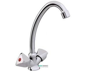 Смеситель для кухни Rubineta C-8 Lucia Rubin Ceramic двухвентильный ретростиль C8J004