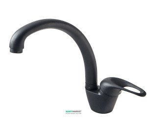 Змішувач для кухні Rubineta Turbo змішувач чорний T30061