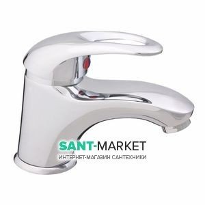 Смеситель для раковины однорычажный Rubineta коллекция Turbo хром Т80004