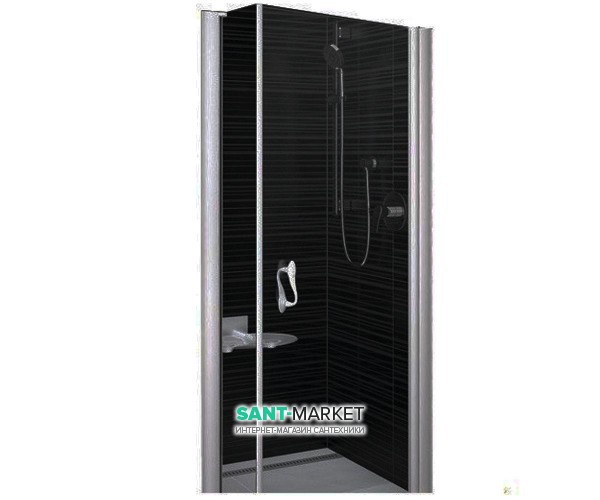 Душевая дверь в нишу Ravak Elegance ESD1 стеклянная распашная 80х185 0EP40A00Z1