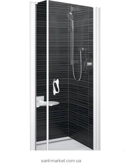 Душевая дверь в нишу Ravak Elegance ESD1 стеклянная распашная 80х185 0EL40100Z1
