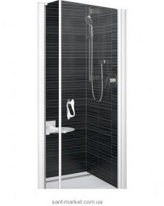 Душові двері в нішу Ravak Elegance ESD1 скляна орні 80х185 0EL40100Z1