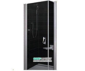 Душові двері в нішу Ravak Elegance ESD1 скляна орні 100х185 0ELA0A00Z1