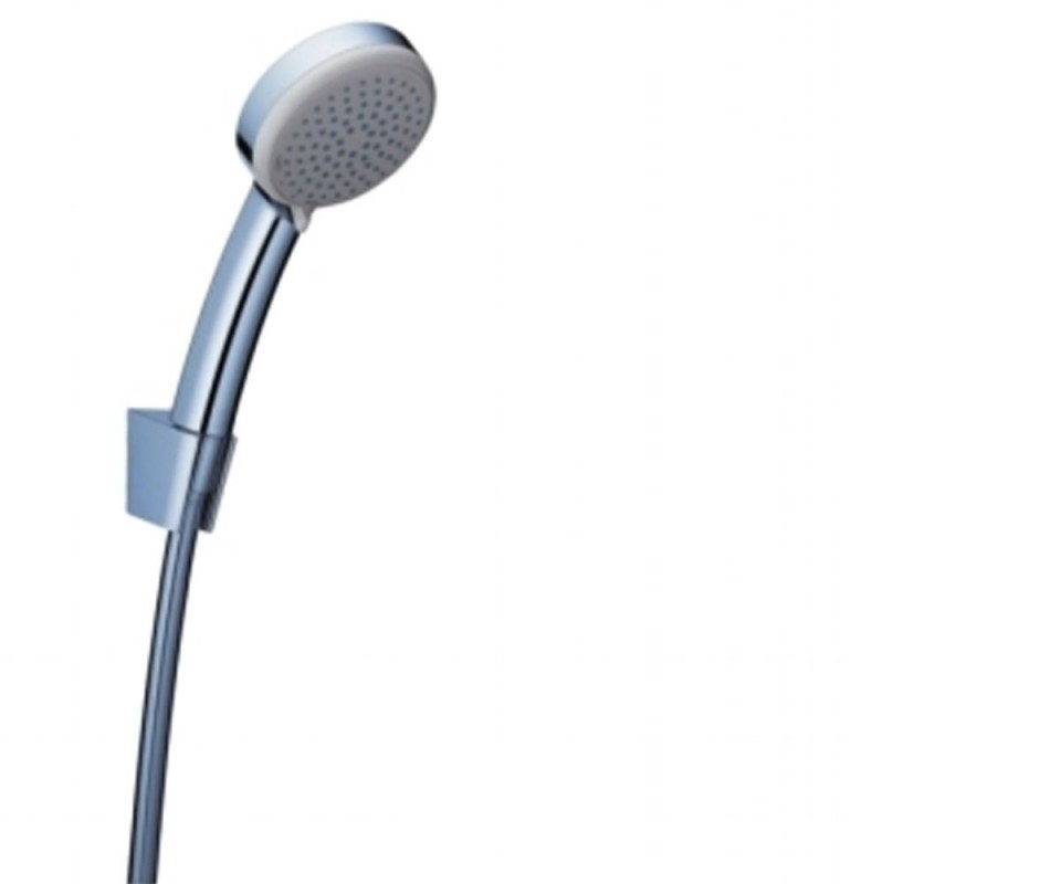Душовий гарнітур з настінним тримачем Hansgrohe колекція Porter Verso Vario хром / сірий 27275002