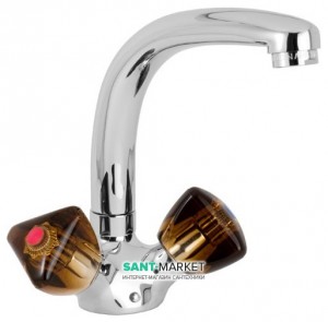 Смеситель для кухни Mofem Stella двухвентильный ретростиль 140-0006-36