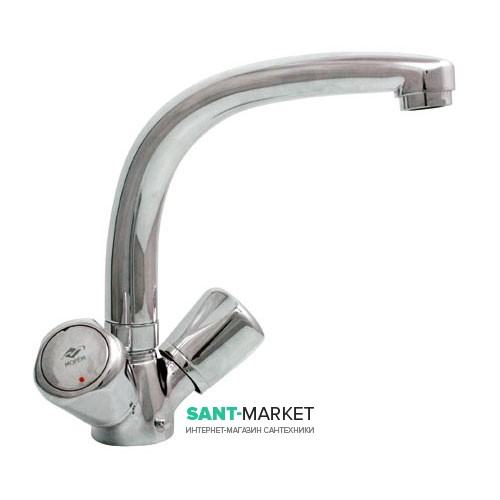 Смеситель для кухни Mofem Trigo двухвентильный ретростиль 140-0006-21