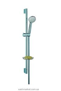 Душевой гарнитур со штангой Hansgrohe коллекция Marin Vario Unica с мыльницей хром 27325000