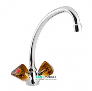 Смеситель для кухни Mofem Stella двухвентильный ретростиль 140-0199-30