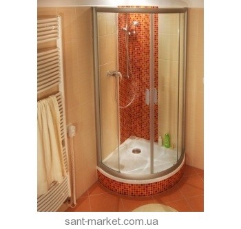 Ravak Душ. уголок NRKКP 4-90 Грейп  профиль сатин  стекло 3L470U00YG