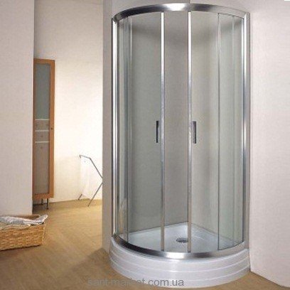 Ravak Душ. уголок NRKCP 4-80 Грейп  профиль сатин  стекло 3L340U00YG