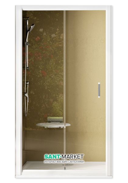 Душевая дверь в нишу Ravak Rapier NRDP2 стеклянная раздвижная 120х190 0NNG010LZG