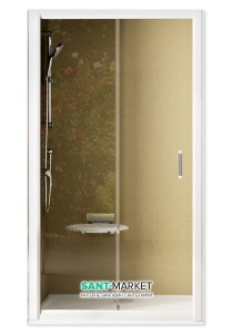 Душевая дверь в нишу Ravak Rapier NRDP2 стеклянная раздвижная 120х190 0NNG010LZG