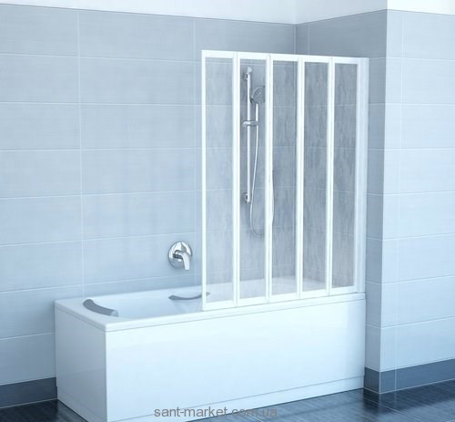 Ravak Штора д / ванни VS 5 Рейн пласт. 794E010041