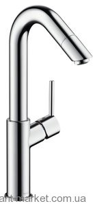 Змішувач для раковини одноважеля високий Hansgrohe колекція Talis хром 32055000