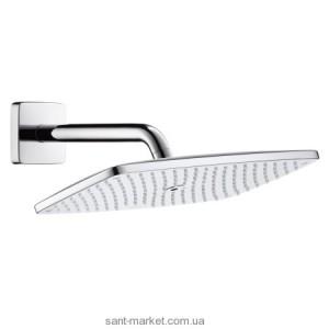 Верхний душ с тропическим душем Hansgrohe коллекция Raindance E AIR хром 27376000