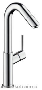 Змішувач для раковини одноважеля високий Hansgrohe колекція Talis хром 32055000