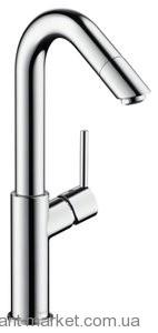 Смеситель для раковины однорычажный высокий Hansgrohe коллекция Talis хром 32055000
