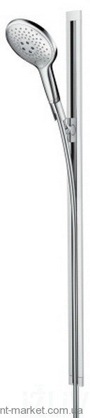 Душевой гарнитур со штангой Hansgrohe коллекция Raindance Select S хром 26626000