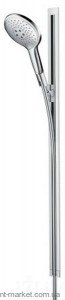 Душовий гарнітур зі штангою Hansgrohe колекція Raindance Select S хром 26626000