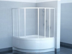 Ravak Штора д / ванни VDKP 4 РОСА 160 Перл пласт. 4DASL10011