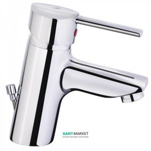 Смеситель для раковины однорычажный с донным клапаном Teka коллекция Ares хром 23.342.02.10