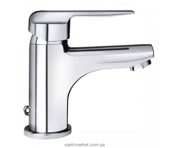 Смеситель для раковины однорычажный с донным клапаном Teka колекция Inca хром 53.3416.12