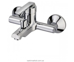 Смеситель однорычажный для ванны с коротким изливом Teka коллекция Inca хром 53.101.12