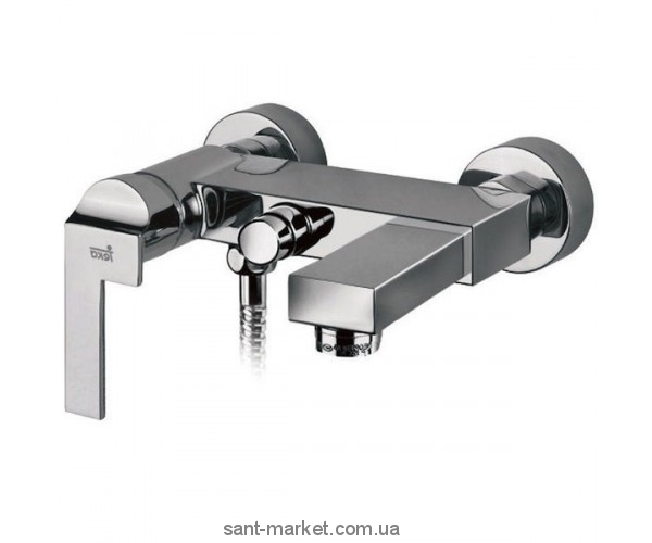 Смеситель однорычажный для ванны с коротким изливо Teka коллекция Cuadro хром 38.121.02