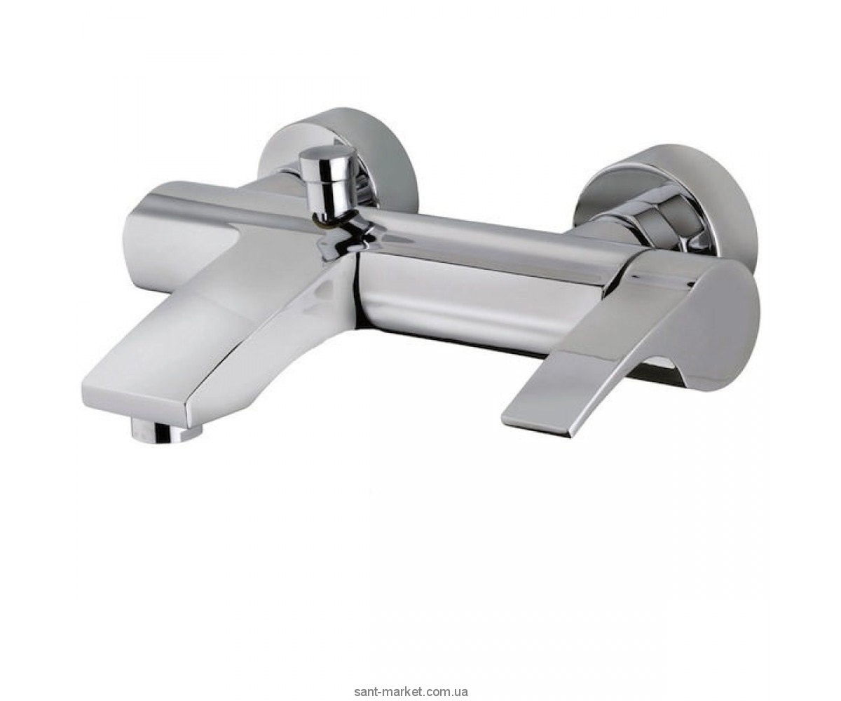 Змішувач одинважільний для ванни з коротким виливом Teka колекція Vita хром 24.121.02.00