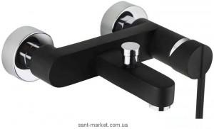 Смеситель однорычажный для ванны с коротким изливом Teka коллекция Аura черный 50.121.02.0N