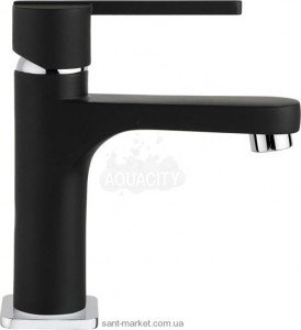 Смеситель для раковины однорычажный Teka коллекция Aura черный 50.342.02.1N/0N