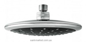 Лейка для верхнего душа с тропическим душем Teka коллекция Disk хром/черный 79.006.54