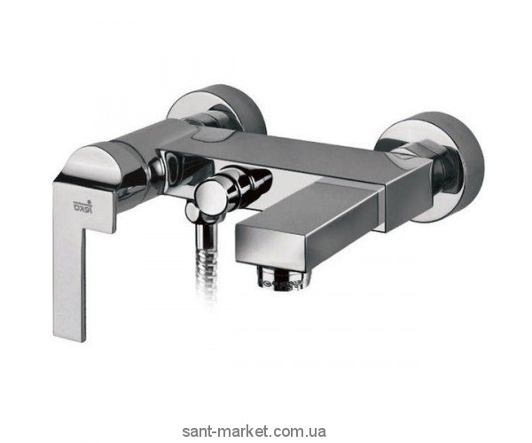 Змішувач одинважільний для ванни з коротким виливу Teka колекція Cuadro хром 38.121.02