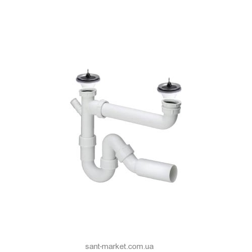 Viega Сифон для мойки двойной 329174
