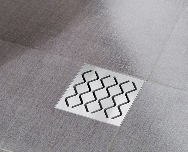 Ravak Зливний дренаж 105 * 105/50 кришка - нерж. сталь (SN501) X01435