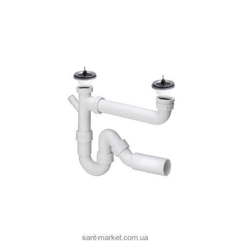 Viega Сифон для мийки подвійний 329174