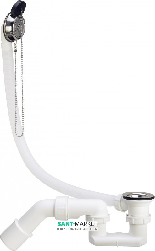 Viega Сифон для ванни з ланцюжком і пробкою 311537