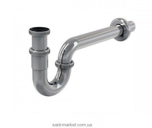 Ravak Сифон д/раковины ХРОМ U  трубчатый X01436