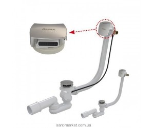 Ravak Сифон д/ванны заполнение с тонким переливом X01438