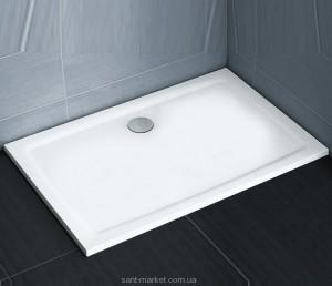 Душовий піддон штучний мармур прямокутний Ravak Gigant Pro Flat 120х90х3 білий XA03G711010