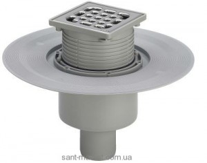 Трап для душа Viega Advantix с мокрым затвором и прямым выпуском 100х100 557188
